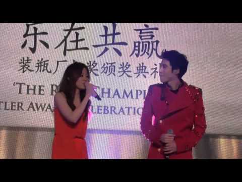 2012 03 27 张靓颖王力宏 另一个天堂 Live HD版 可口可乐年会