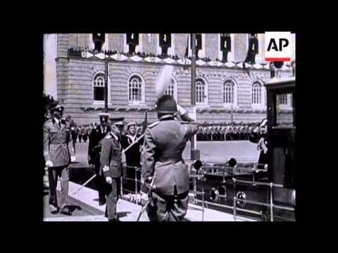 Hitler Witnesses Military Parade