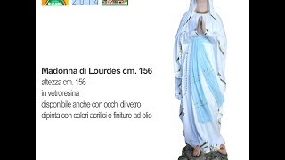 Statua Madonna di Lourdes cm. 156
