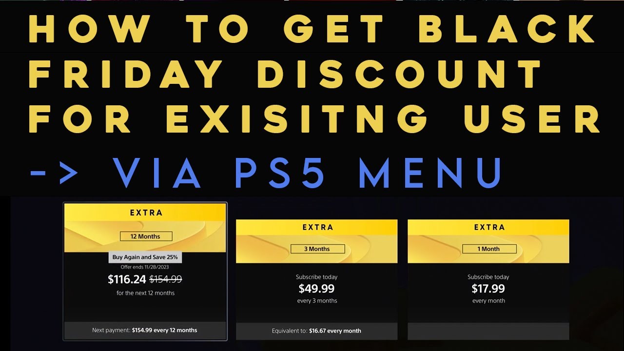 You're not alone if this PS Plus Black Friday issue happens on PS5