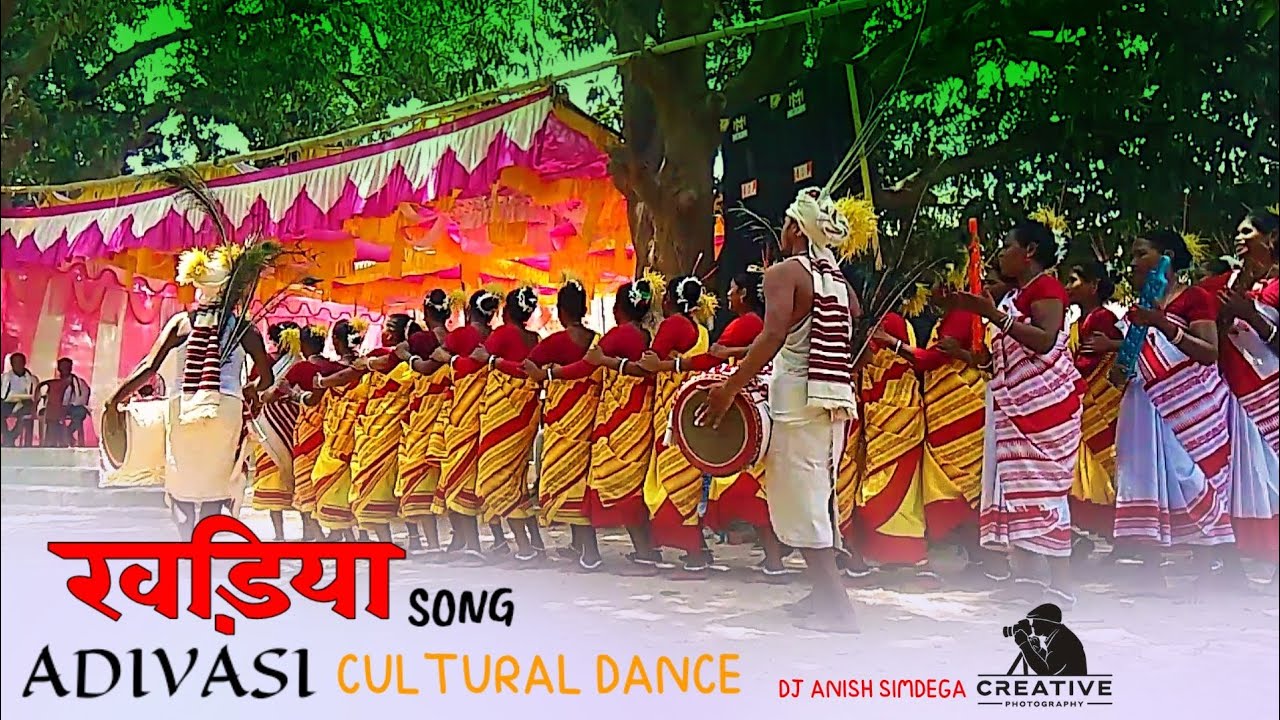 इंया संगो बजाएते बजा बजाएते //ADIVASI  CULTURAL DANCE KHADIA SONG//SLANGAPOSH PARIS