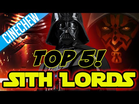 Top 5 Most Powerful Sith Lords!