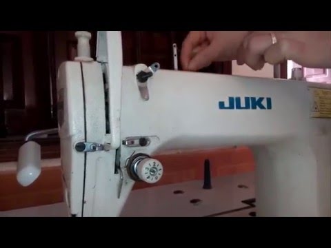 Mẹo hay để xỏ chỉ máy juki nhanh trong 1 nốt nhạc cho các bạn mới học may!