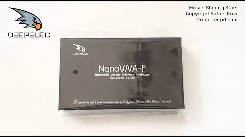 NanoVNA-F New upgrade HW 3.1 Push button Switches Version Unboxing & Introduction by Deepelec