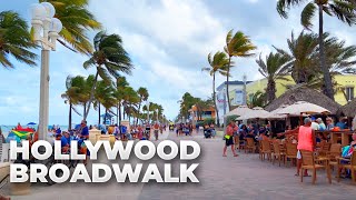 Walking Florida's Hollywood Beach Broadwalk in April 2022