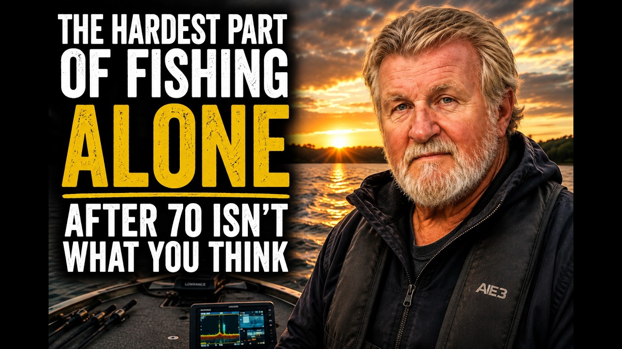 The Hardest Part of Fishing Alone After 70 Isn’t What You Think