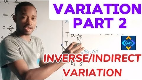 INVERSE VARIATION//MATHEMATICS//JAMB//WAEC//NECO//S.S 1, 2 & 3