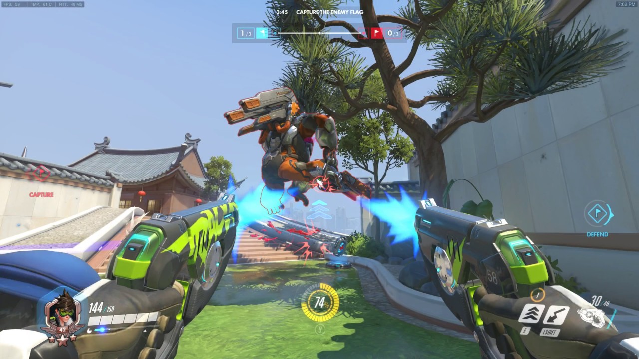 Overwatch Raptors Overwatch CTF: Raptor goes 21 and 0 on Tracer w/ Score Board for kill ...