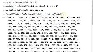 Random walk analysis