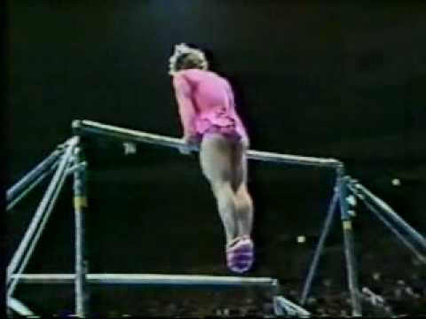 1981 Nadia Tour gymnastics Paul Hunt comedy uneven...