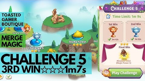 Merge Magic Challenge 5 • 1m7s On Final 3rd Win ☆☆☆
