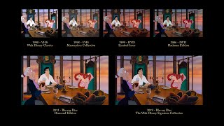 The Little Mermaid - Dinner Guest | 30 Years of Video Editions Comparison