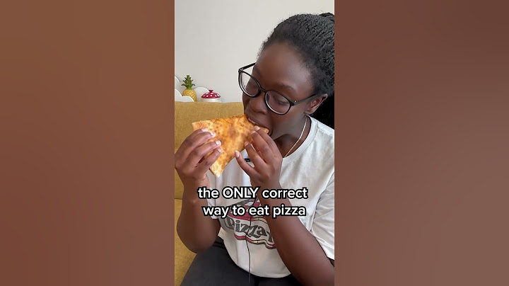 You MUST fold your pizza before eating unless you don’t want to that’s cool as well