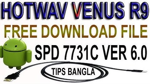 HOTWAV VENUS R9 FLASH FILE SPD 7731C VER 6.0 FIRMWARE 100% TEST