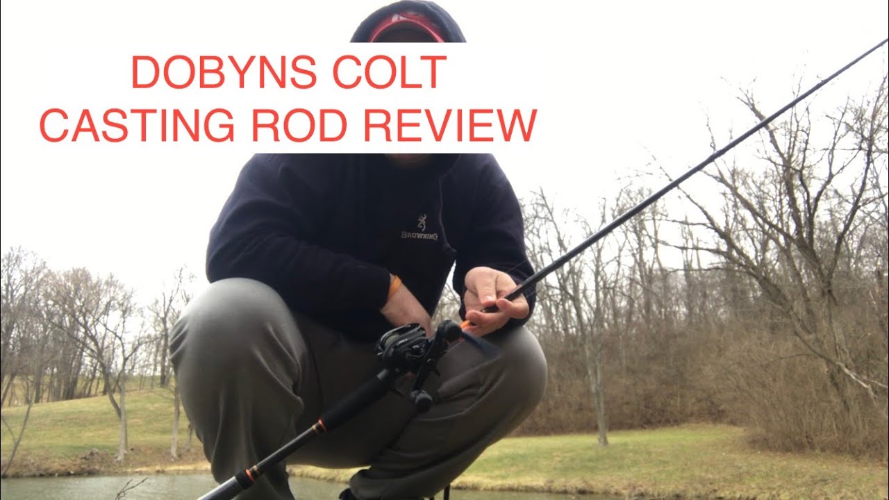 DOBYNS COLT SERIES CASTING ROD! REVIEW 7'3 HEAVY! 