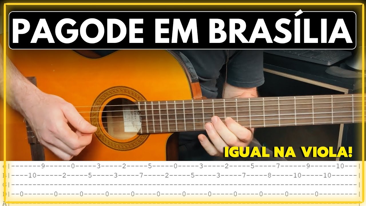Pagode Em Brasília - Tião Carreiro & Pardinho - Aula de VIOLÃO