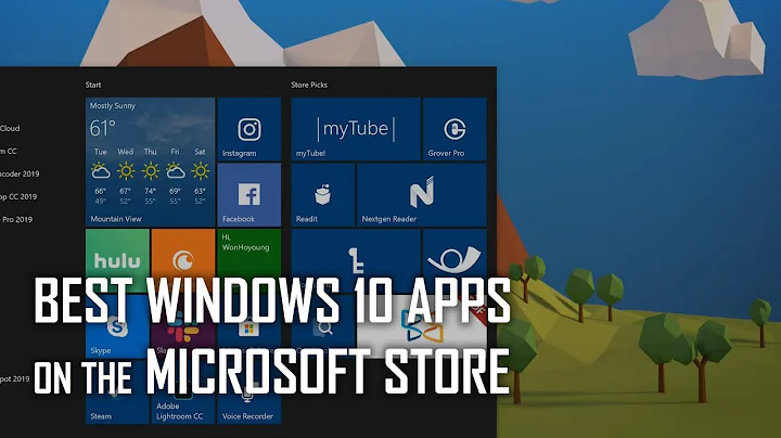Best Windows 10 Apps on the Microsoft Store!