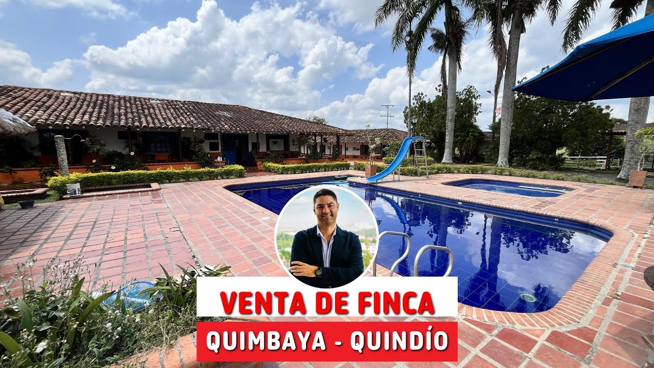 VENTA DE FINCA GANADERA EN QUIMBAYA, QUINDÍO, COLOMBIA