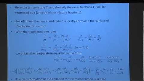 Combustion Theory, Heinz Pitsch, Day 3, Part 1