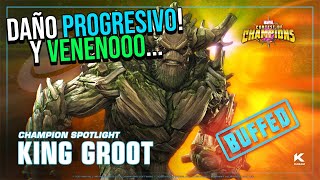 EL NUEVO Y BRUTAL KING GROOT | Buen Buff, Quedó Armado Hasta los Dientes - MCOC