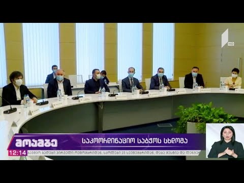 საკოორდინაციო საბჭოს სხდომა