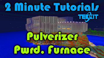 2 Minute Tutorial : Pulverizer & Powered Furnace : Tekkit : ThisWeirdGamer