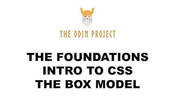 The Box Model - CSS Foundations - Foundations - The Odin Project