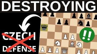 Crushing the Czech Defense: Strategic Play for White ♟