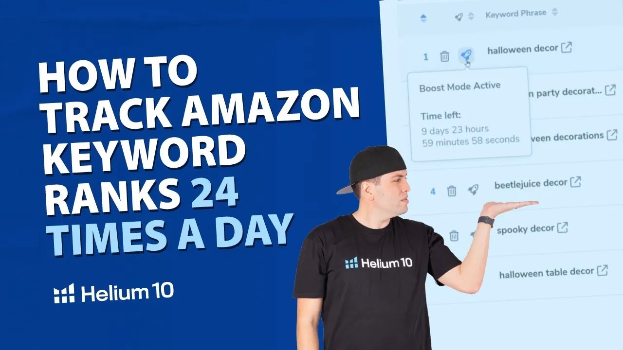 How To Track Amazon Keyword Ranks 24 Times a Day | Keyword Tracker Pro Training