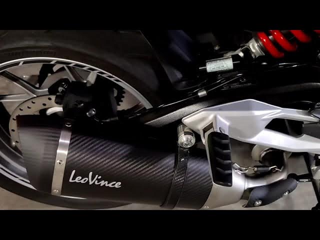 Leovince LV One Evo Black Edition BMW F 800 GT/R 17-20 Ref:14356eb Homologated Stainless Steel&carbon Muffler Silver