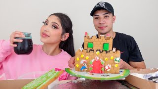 MAKING GINGERBREAD HOUSES BUT.. WE GOT IN A FIGHT | VLOGMAS DAY 19