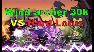 Maplestory 30K Wind Archer Hard Lotus Solo (GMS Reboot)