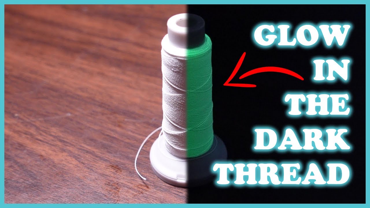 Quick Demo] Madeira Glow-In-The-Dark Embroidery Thread