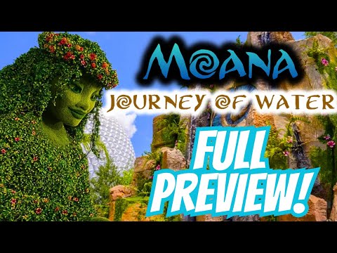 NEW Moana Journey of Water Attraction at Epcot!  Full Review and Experience