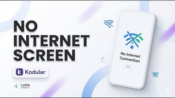 How to Create a "No Internet" Screen in Kodular (Professional Splash Screen)