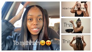 How to: do a quick weave ￼installation on natural hair/ 5x5 lace closure