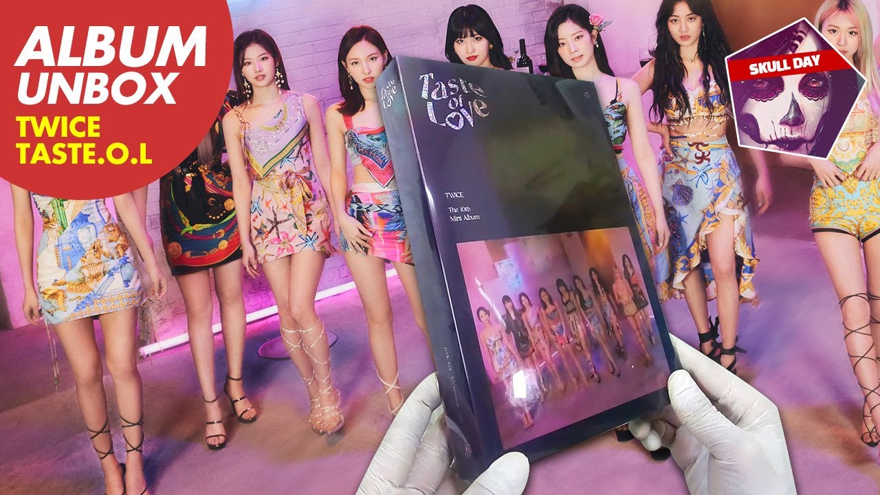 Unboxing Twice Taste Of Love Alcohol Free Fallen Ver Album Reaction New Kpop Song Youtube