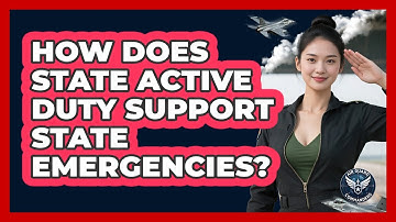 How Does State Active Duty Support State Emergencies?