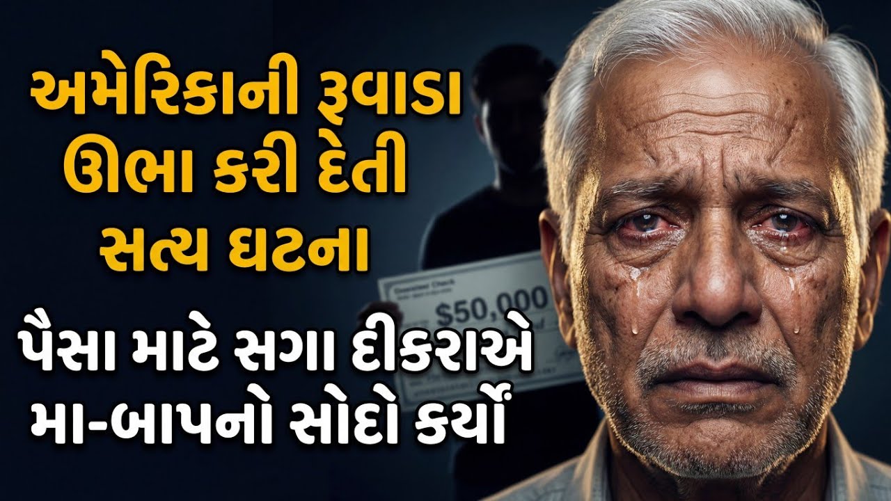 અમેરિકાની રૂંવાડા ઊભા કરી દેતી સત્ય ઘટના | પૈસા માટે દીકરાએ માં બાપ નો સોદો કર્યો | Emotional Story 