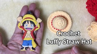 Crochet Luffy Straw Hat