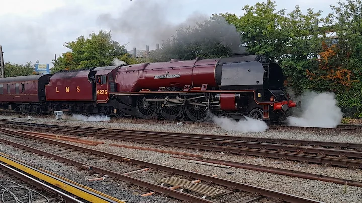 6233 Duchess of Sutherland at Chester on Saturday ...