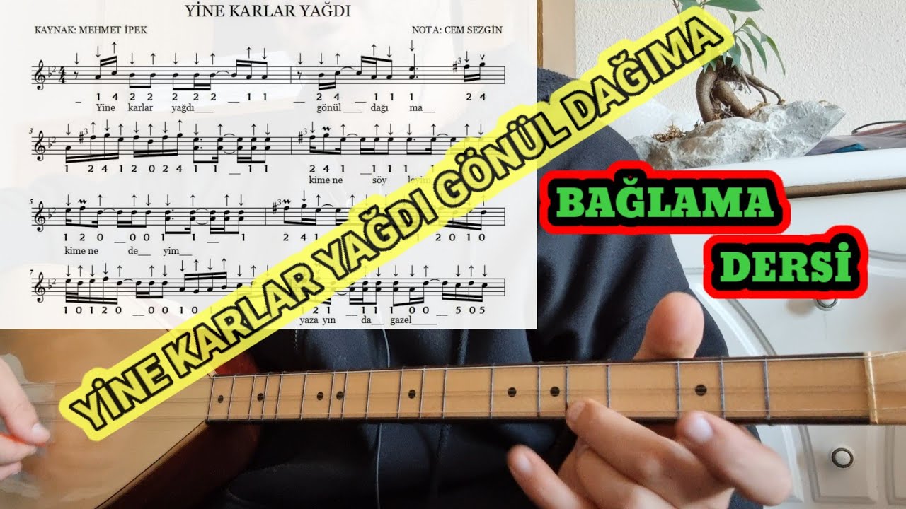 YİNE KARLAR YAĞDI GÖNÜL DAĞIMA #solfej  baglamadersi