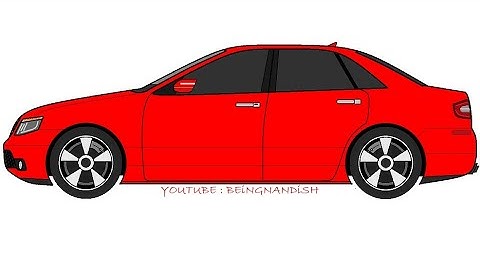 How to draw Car in Ms Paint | Car Drawing Tutorial. #mspaintdrawing #cardrawing