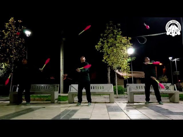 IJA Tricks of the Month by Nicolas Fuentes Pajarito from Chile |Juggling Clubs class=