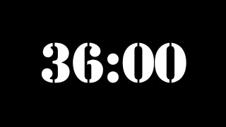 36 Minute Timer | 2160 Second Timer | 36 Minute Countdown