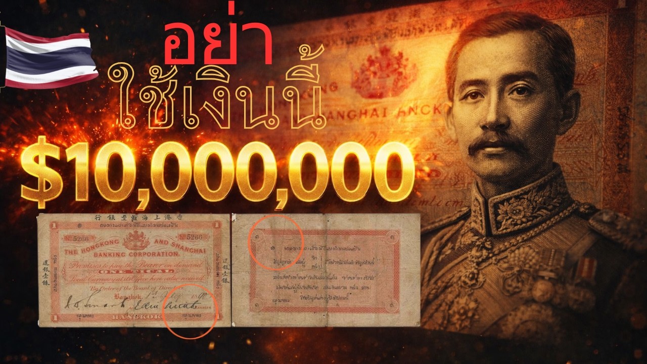 “ธนบัตร 1 บาท ปี 1990 ของไทย – ธนบัตรใบนี้อาจมีมูลค่าถึง 10 ล้านดอลลาร์สหรัฐหรือไม่?”