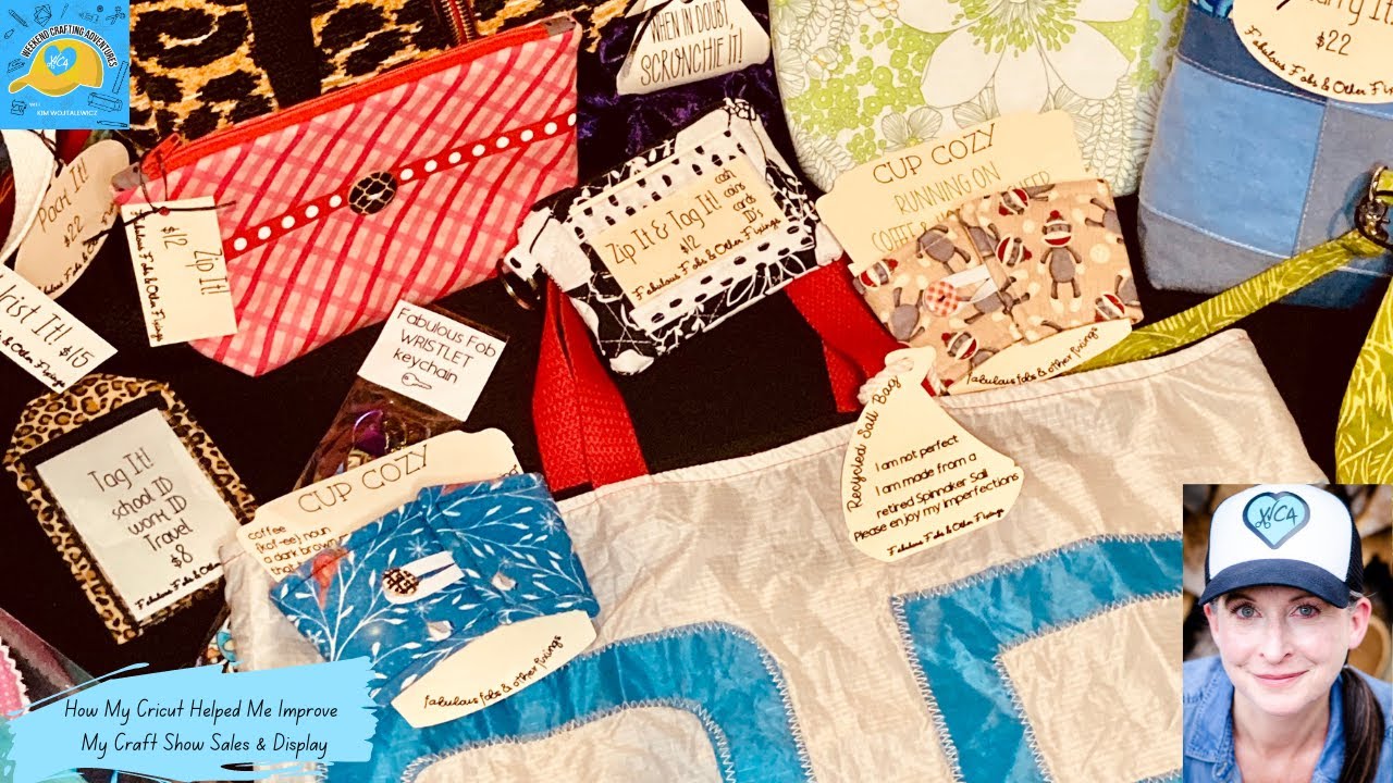 Bringing The Sewing Products And Craft Fair Booth To The Next Level In This Cricut Maker Project