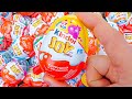 Satisfying Video | Unboxing Yummy Chocolate Surprise Eggs with A Lot Of American Kinder Joy ASMR