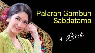 Palaran Gambuh || Lirik (cakepan)