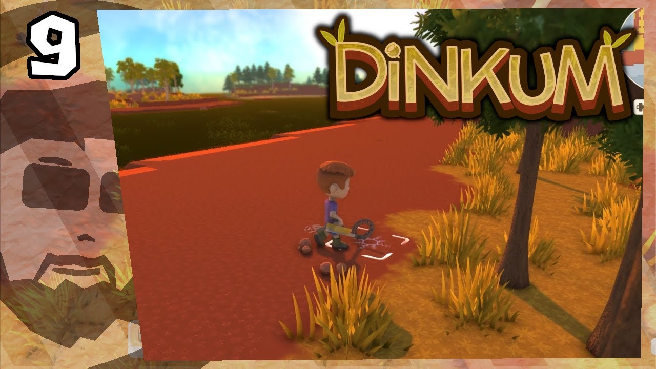 Treasure hunting with the Metal Detector Dinkum BigVlad Plays